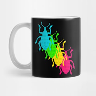 Weevil beetle (Curculionoidea) rainbow Mug